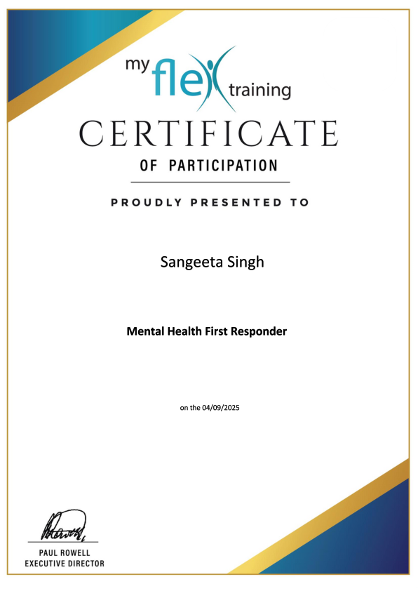 sangeeta singh mental health first responder 001